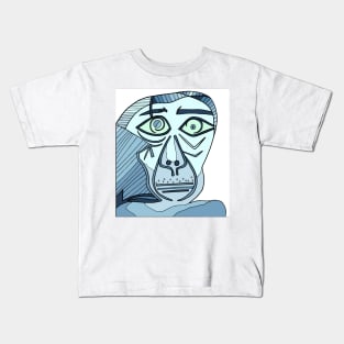 portrait cubism Kids T-Shirt